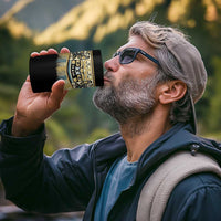 Canada Chilkat Pattern 4 in 1 Can Cooler Tumbler Haida Spirit