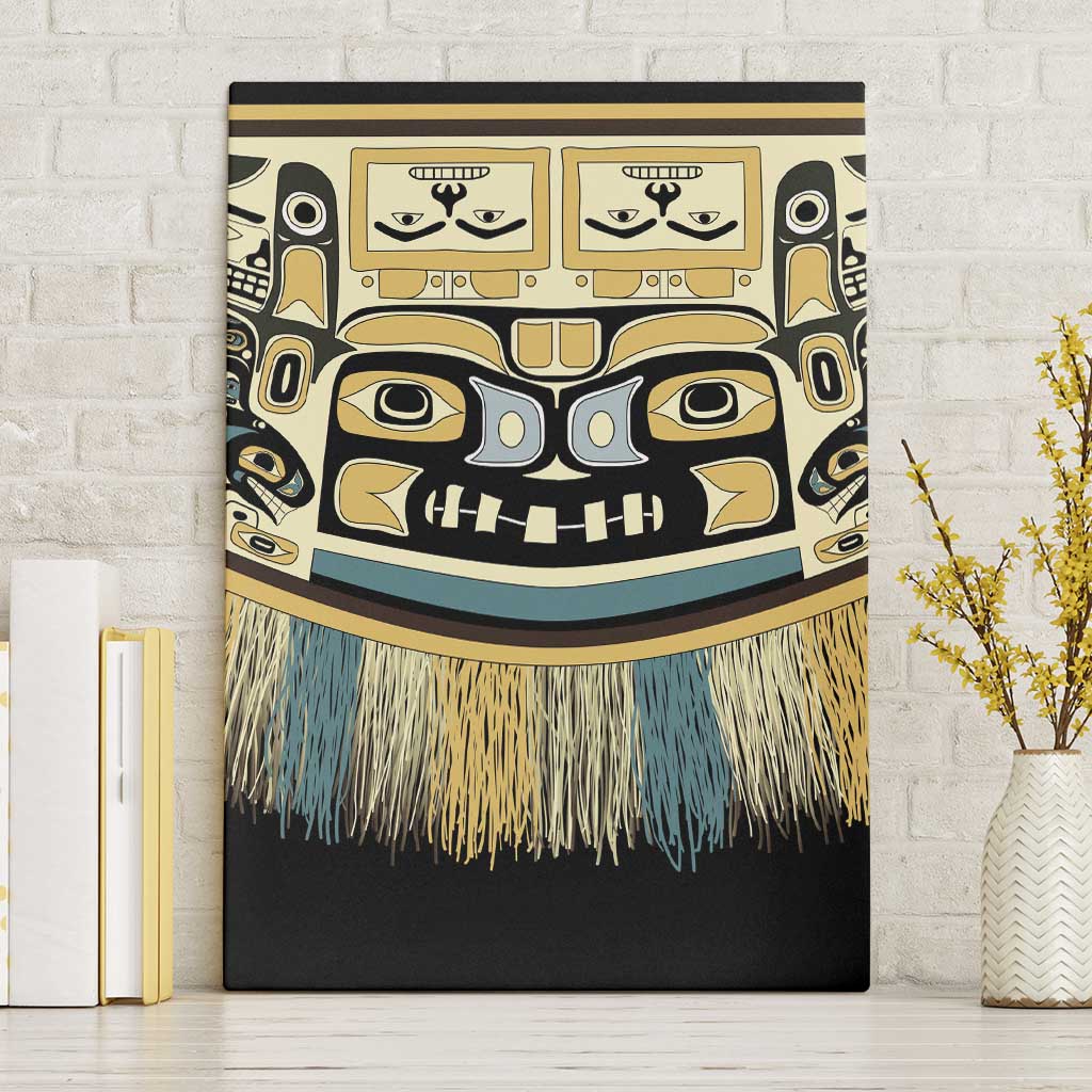 Canada Chilkat Pattern Canvas Wall Art Haida Spirit