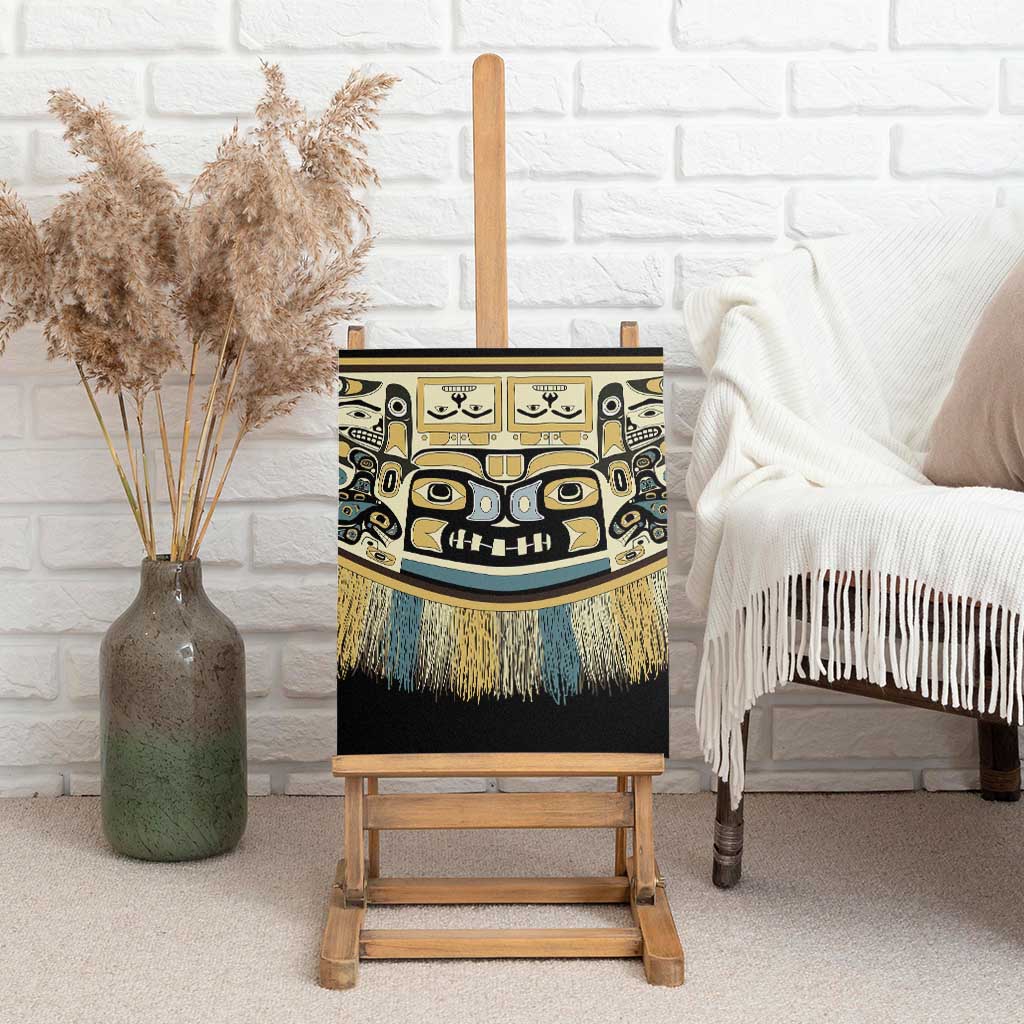 Canada Chilkat Pattern Canvas Wall Art Haida Spirit