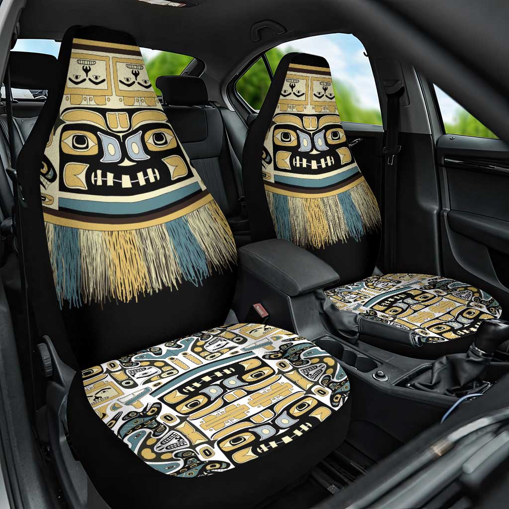 Canada Chilkat Pattern Car Seat Cover Haida Spirit