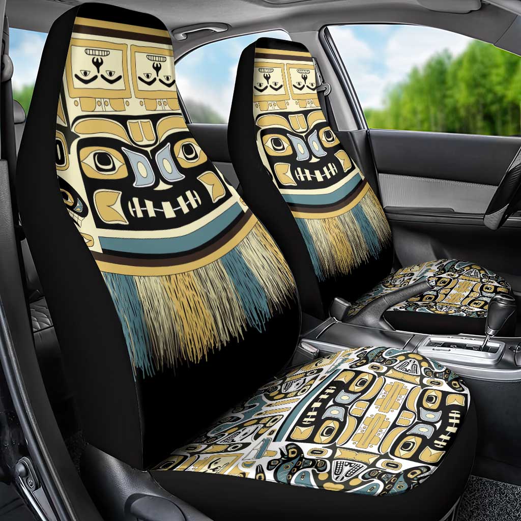 Canada Chilkat Pattern Car Seat Cover Haida Spirit