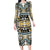 Canada Chilkat Pattern Family Matching Long Sleeve Bodycon Dress and Hawaiian Shirt Haida Spirit