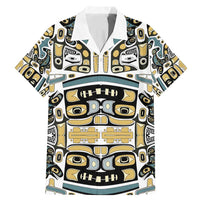 Canada Chilkat Pattern Family Matching Mermaid Dress and Hawaiian Shirt Haida Spirit