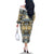 Canada Chilkat Pattern Family Matching Off The Shoulder Long Sleeve Dress and Hawaiian Shirt Haida Spirit