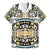 Canada Chilkat Pattern Family Matching Off Shoulder Maxi Dress and Hawaiian Shirt Haida Spirit