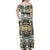Canada Chilkat Pattern Family Matching Off Shoulder Maxi Dress and Hawaiian Shirt Haida Spirit