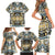 Canada Chilkat Pattern Family Matching Short Sleeve Bodycon Dress and Hawaiian Shirt Haida Spirit