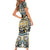 Canada Chilkat Pattern Family Matching Short Sleeve Bodycon Dress and Hawaiian Shirt Haida Spirit