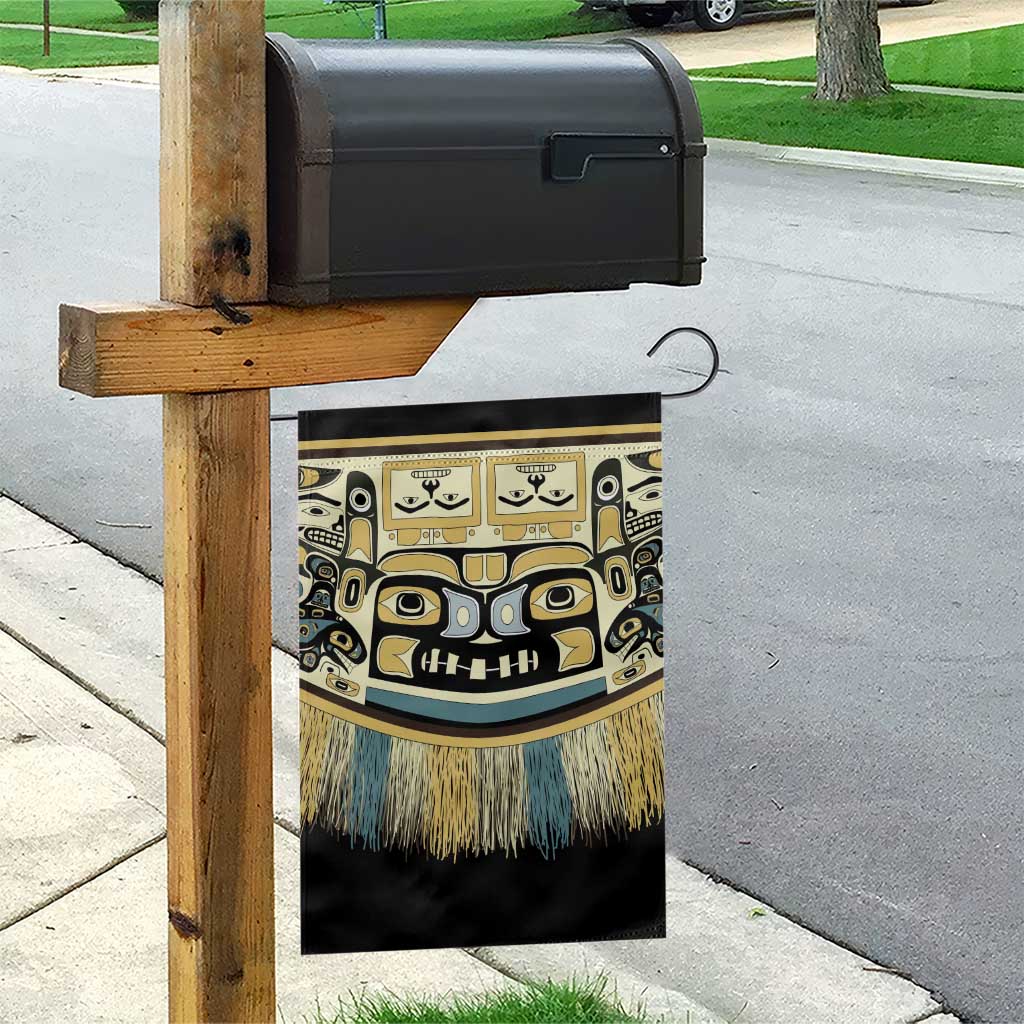 Canada Chilkat Pattern Garden Flag Haida Spirit