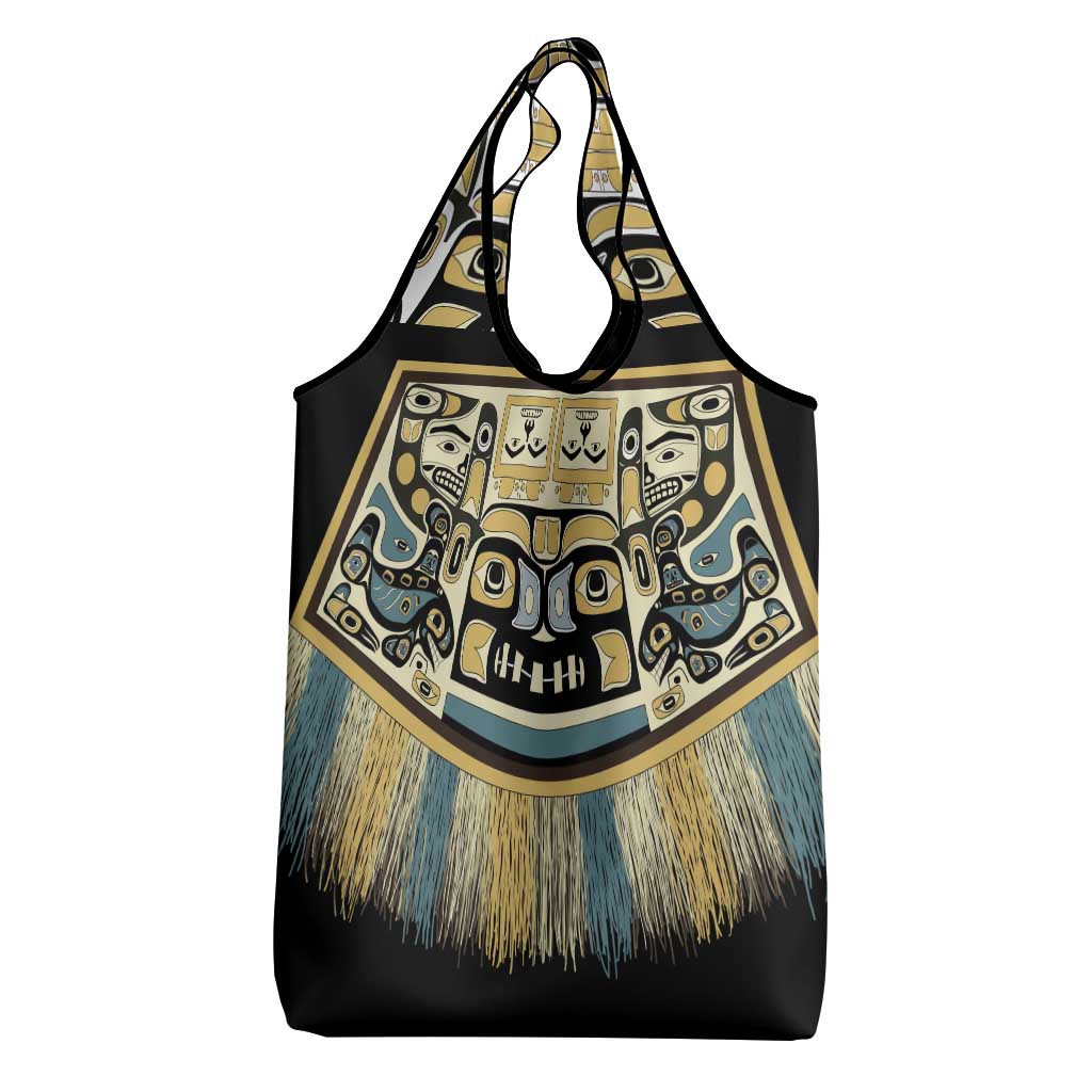 Canada Chilkat Pattern Grocery Bag Haida Spirit