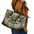 Canada Chilkat Pattern Leather Tote Bag Haida Spirit