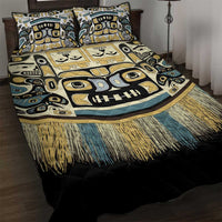 Canada Chilkat Pattern Quilt Bed Set Haida Spirit
