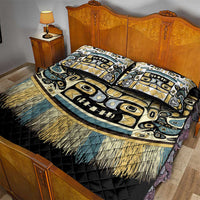 Canada Chilkat Pattern Quilt Bed Set Haida Spirit