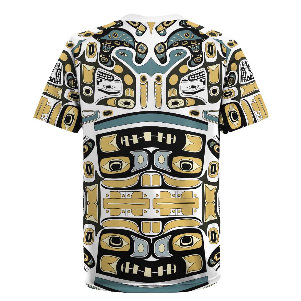 Canada Chilkat Pattern Rugby Jersey Haida Spirit