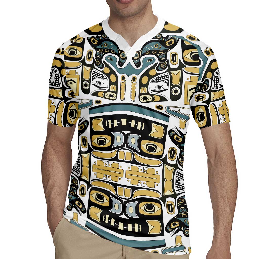 Canada Chilkat Pattern Rugby Jersey Haida Spirit