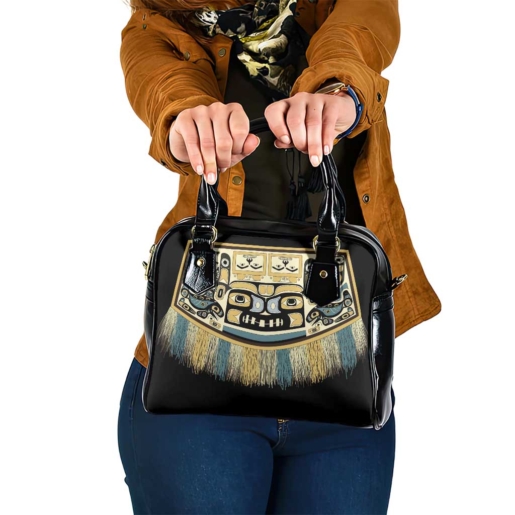 Canada Chilkat Pattern Shoulder Handbag Haida Spirit