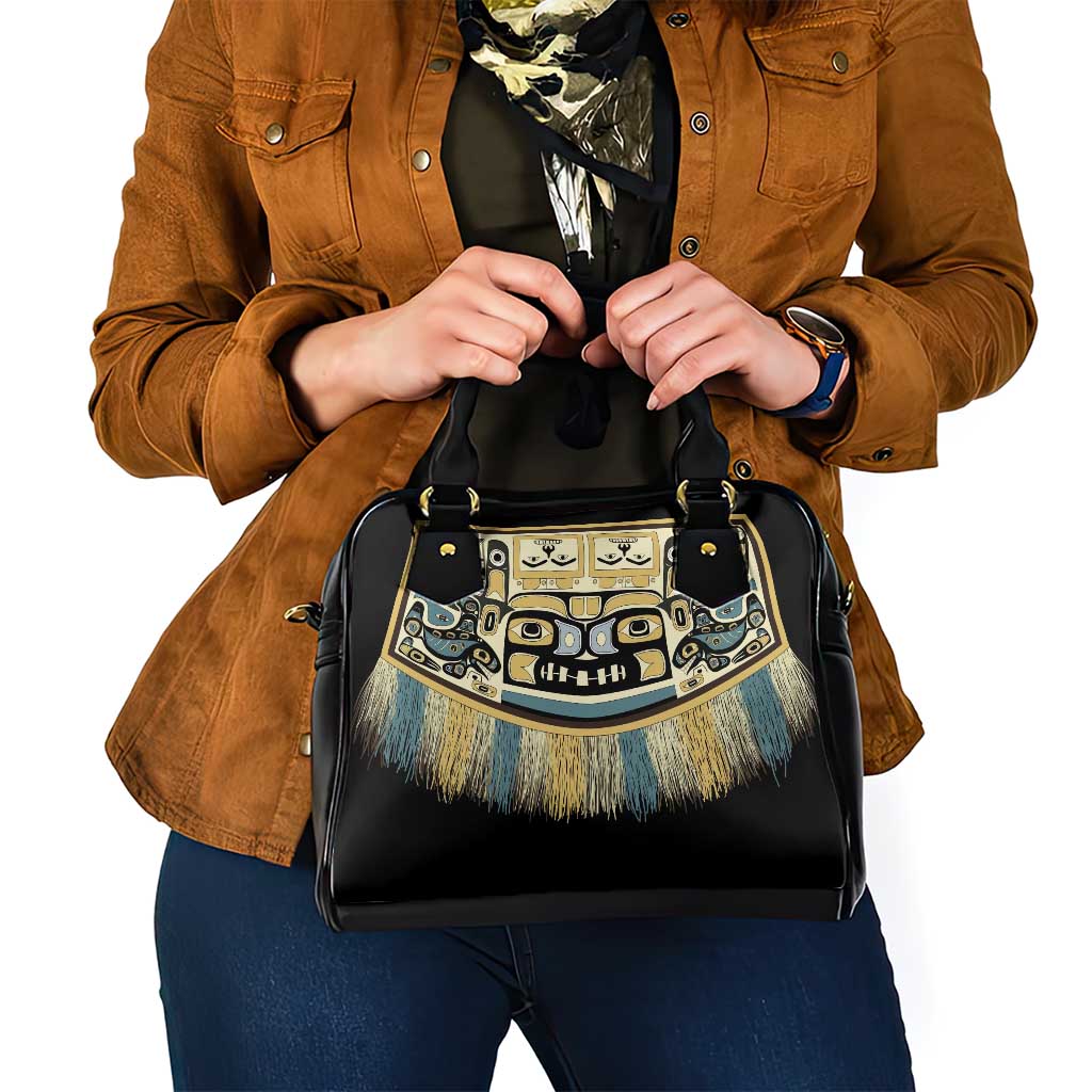 Canada Chilkat Pattern Shoulder Handbag Haida Spirit