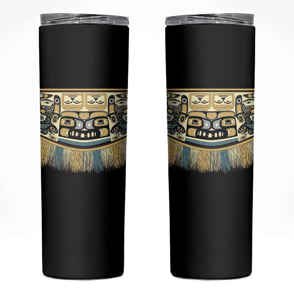 Canada Chilkat Pattern Skinny Tumbler Haida Spirit