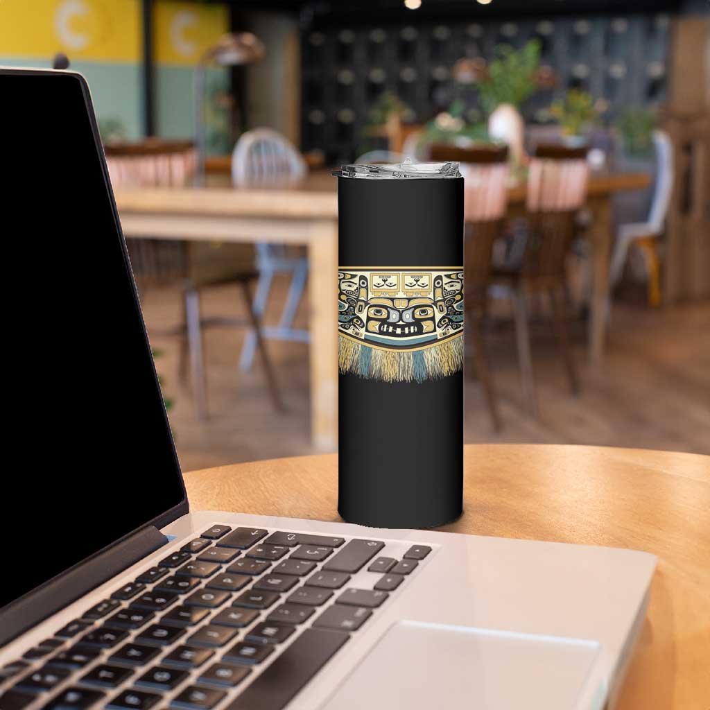 Canada Chilkat Pattern Skinny Tumbler Haida Spirit