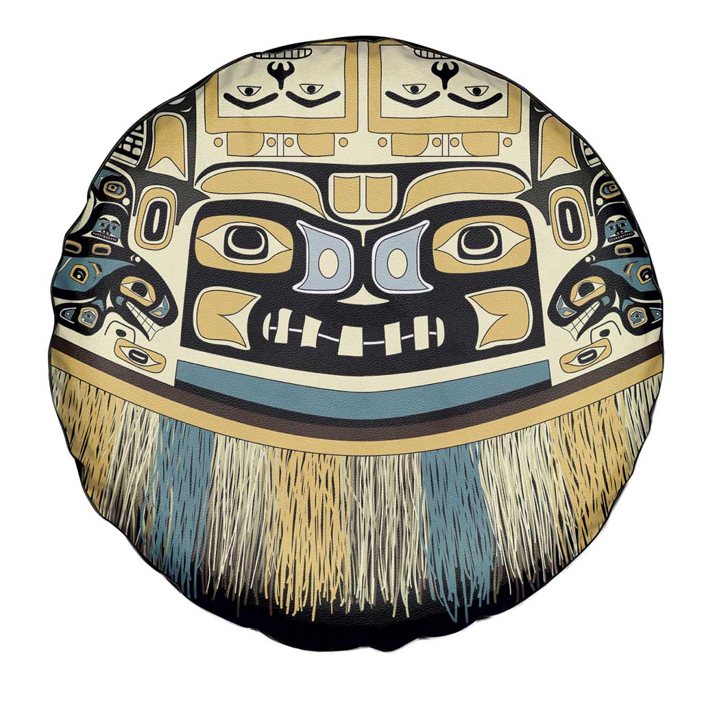 Canada Chilkat Pattern Spare Tire Cover Haida Spirit
