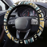 Canada Chilkat Pattern Steering Wheel Cover Haida Spirit