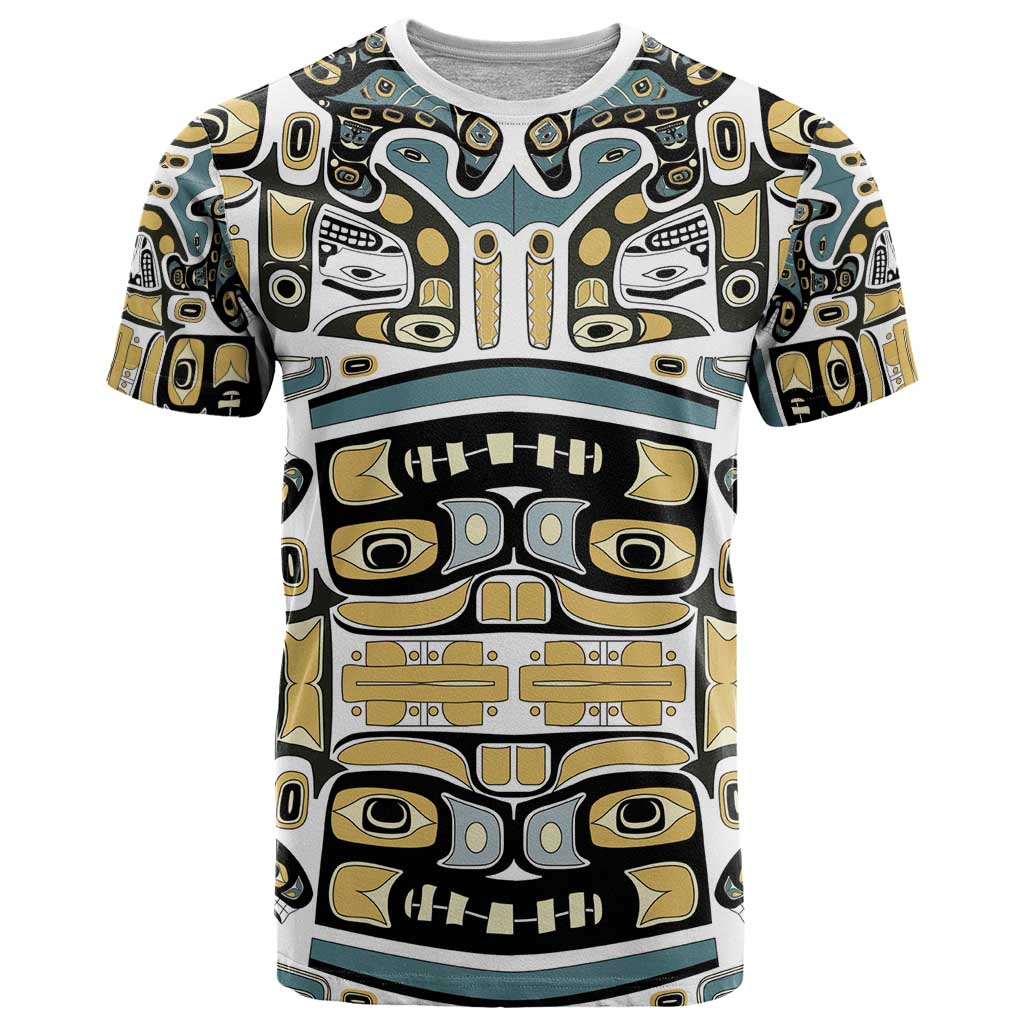 Canada Chilkat Pattern T Shirt Haida Spirit
