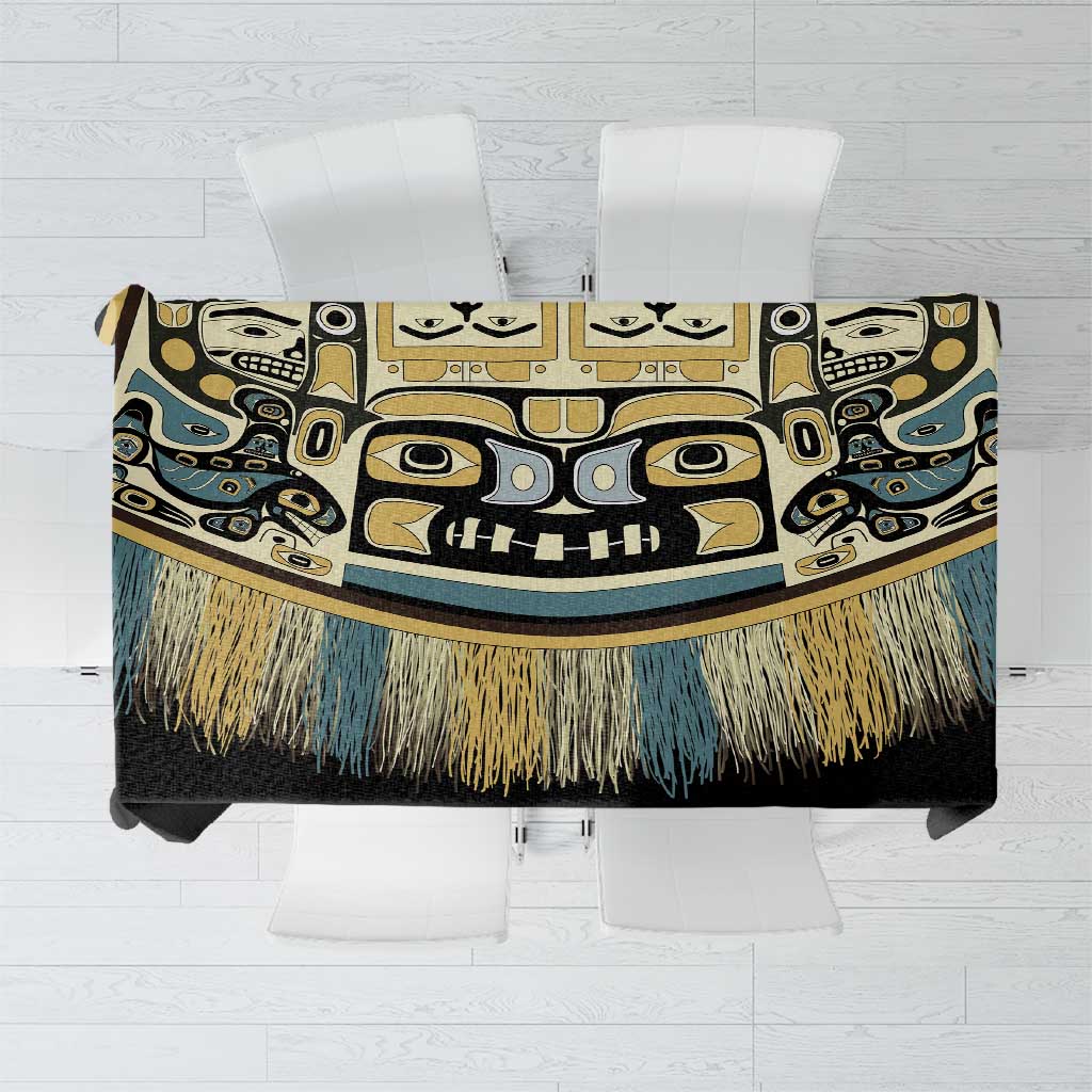 Canada Chilkat Pattern Tablecloth Haida Spirit