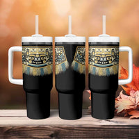 Canada Chilkat Pattern Tumbler With Handle Haida Spirit