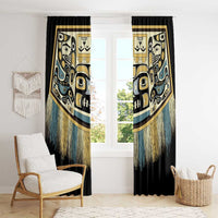 Canada Chilkat Pattern Window Curtain Haida Spirit