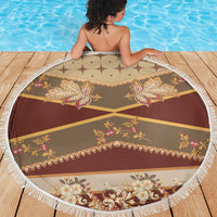 Mughal Empire Motif Unique Beach Blanket