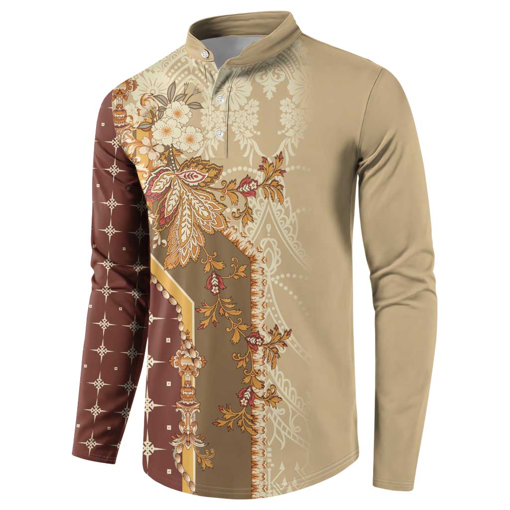 Mughal Empire Motif Unique Button Sweatshirt