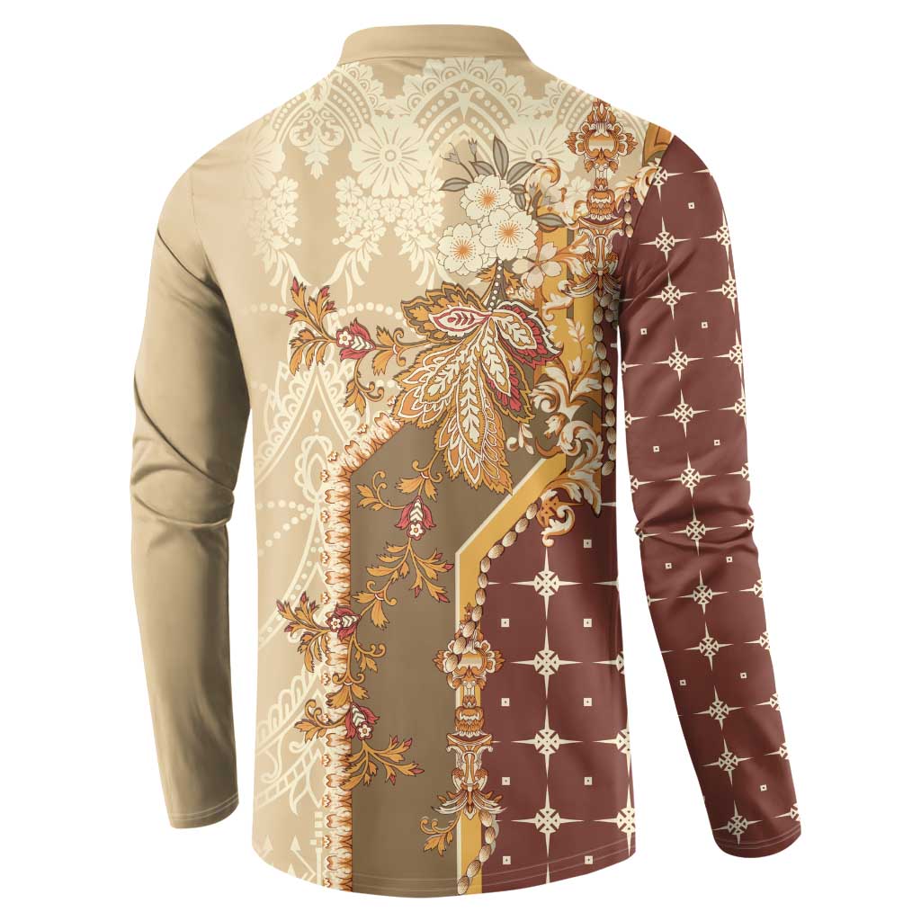 Mughal Empire Motif Unique Button Sweatshirt