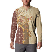 Mughal Empire Motif Unique Button Sweatshirt