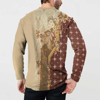 Mughal Empire Motif Unique Button Sweatshirt