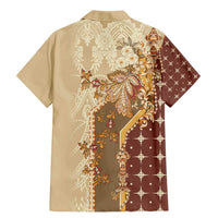 Mughal Empire Motif Unique Family Matching Mermaid Dress and Hawaiian Shirt