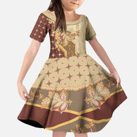 Mughal Empire Motif Unique Family Matching Puletasi and Hawaiian Shirt