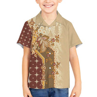 Mughal Empire Motif Unique Family Matching Puletasi and Hawaiian Shirt