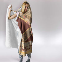 Mughal Empire Motif Unique Hooded Blanket