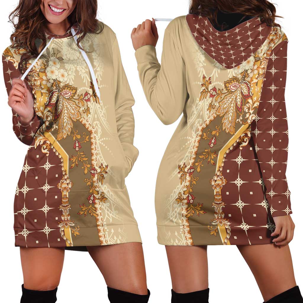 Mughal Empire Motif Unique Hoodie Dress