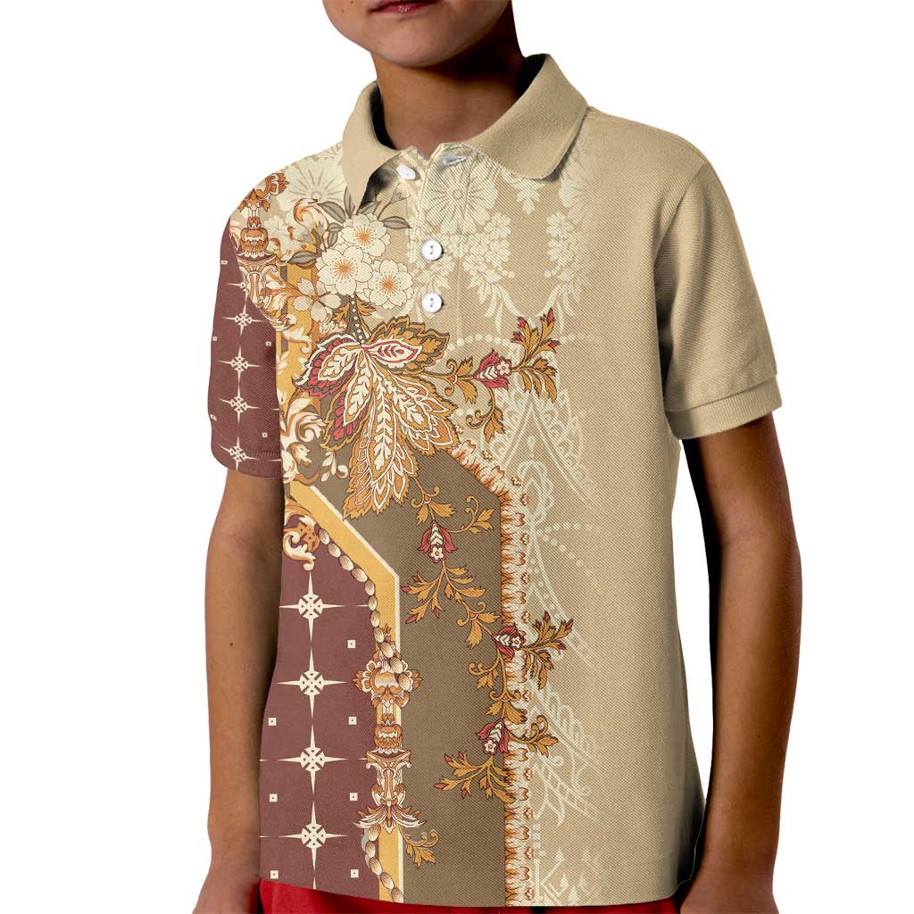 Mughal Empire Motif Unique Kid Polo Shirt