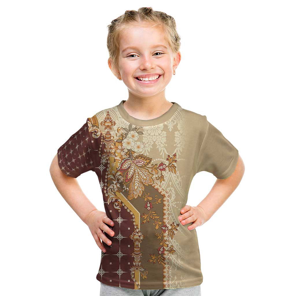 Mughal Empire Motif Unique Kid T Shirt