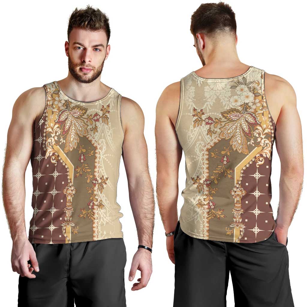Mughal Empire Motif Unique Men Tank Top
