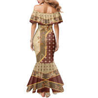 Mughal Empire Motif Unique Mermaid Dress