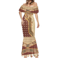 Mughal Empire Motif Unique Mermaid Dress