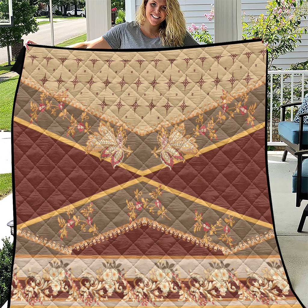 Mughal Empire Motif Unique Quilt