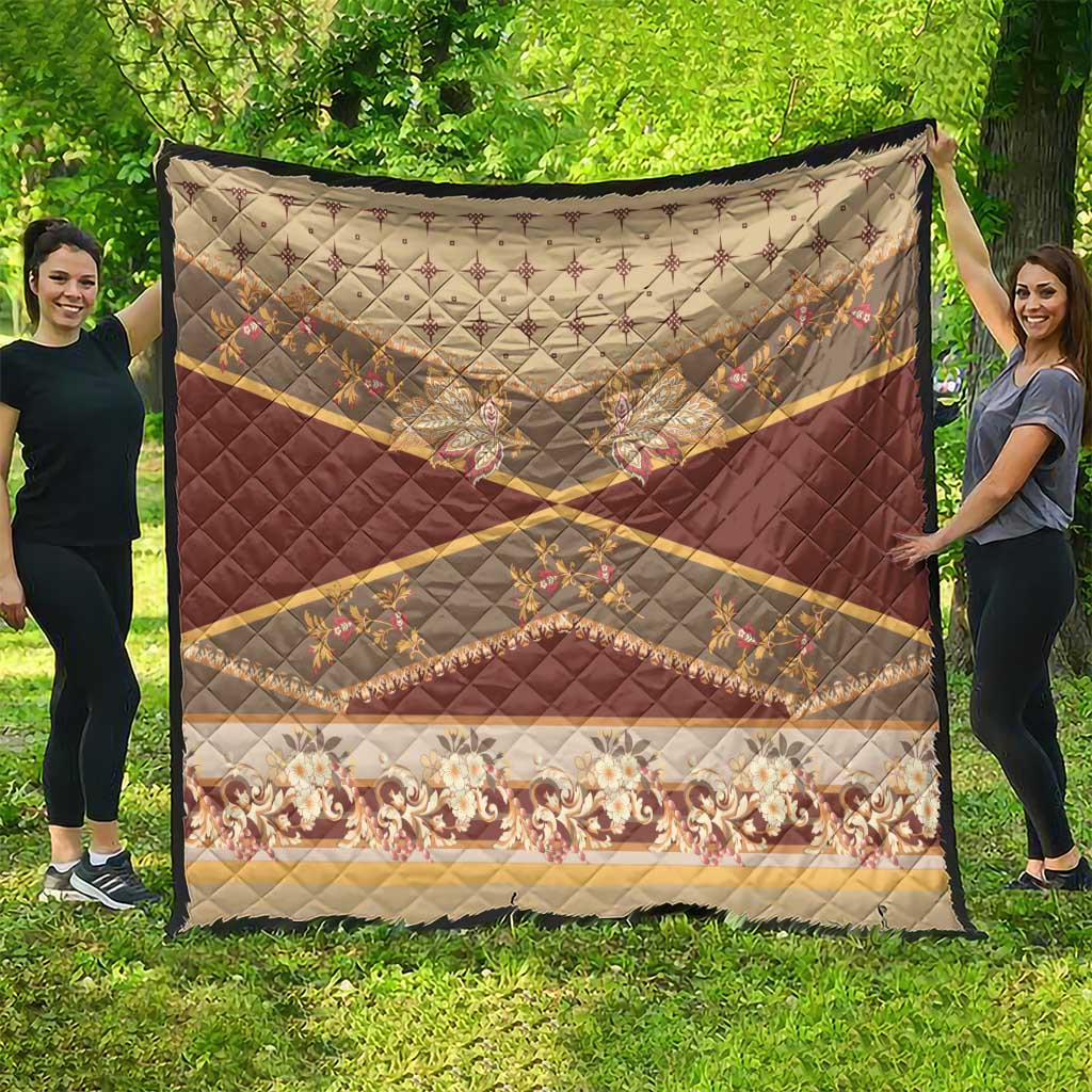 Mughal Empire Motif Unique Quilt