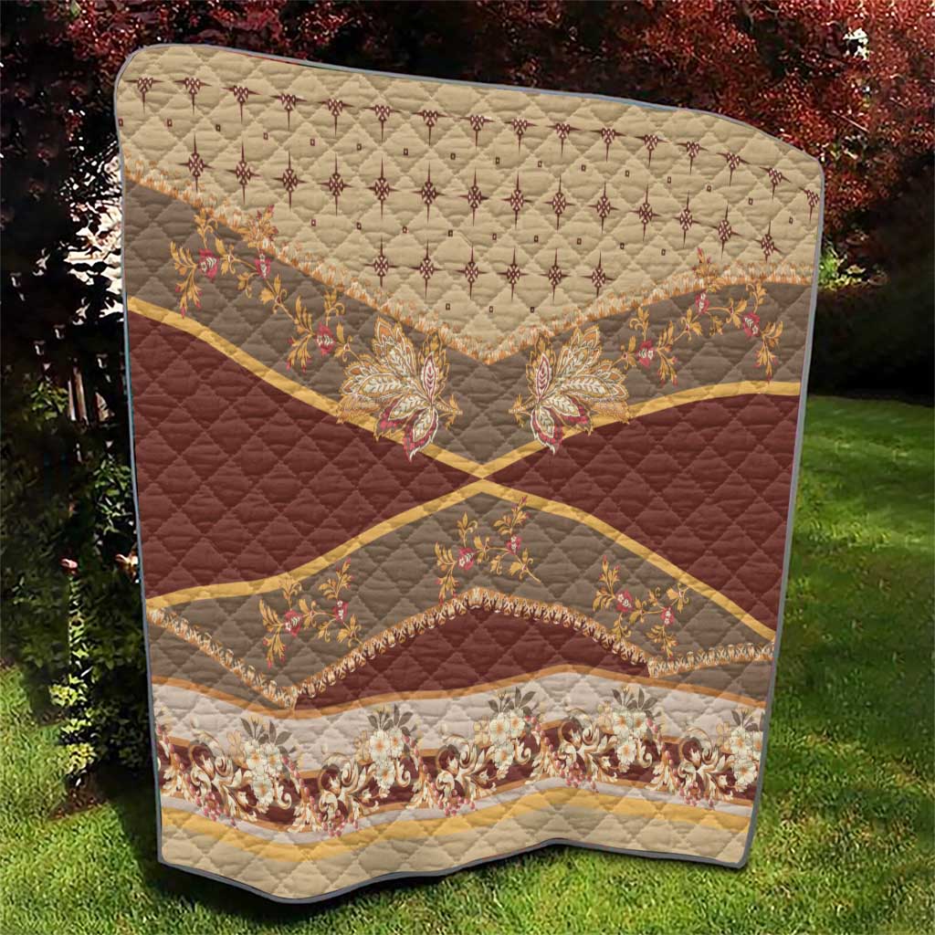 Mughal Empire Motif Unique Quilt