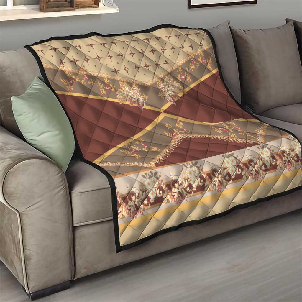 Mughal Empire Motif Unique Quilt