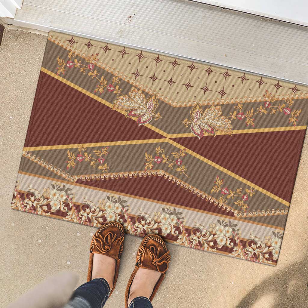 Mughal Empire Motif Unique Rubber Doormat