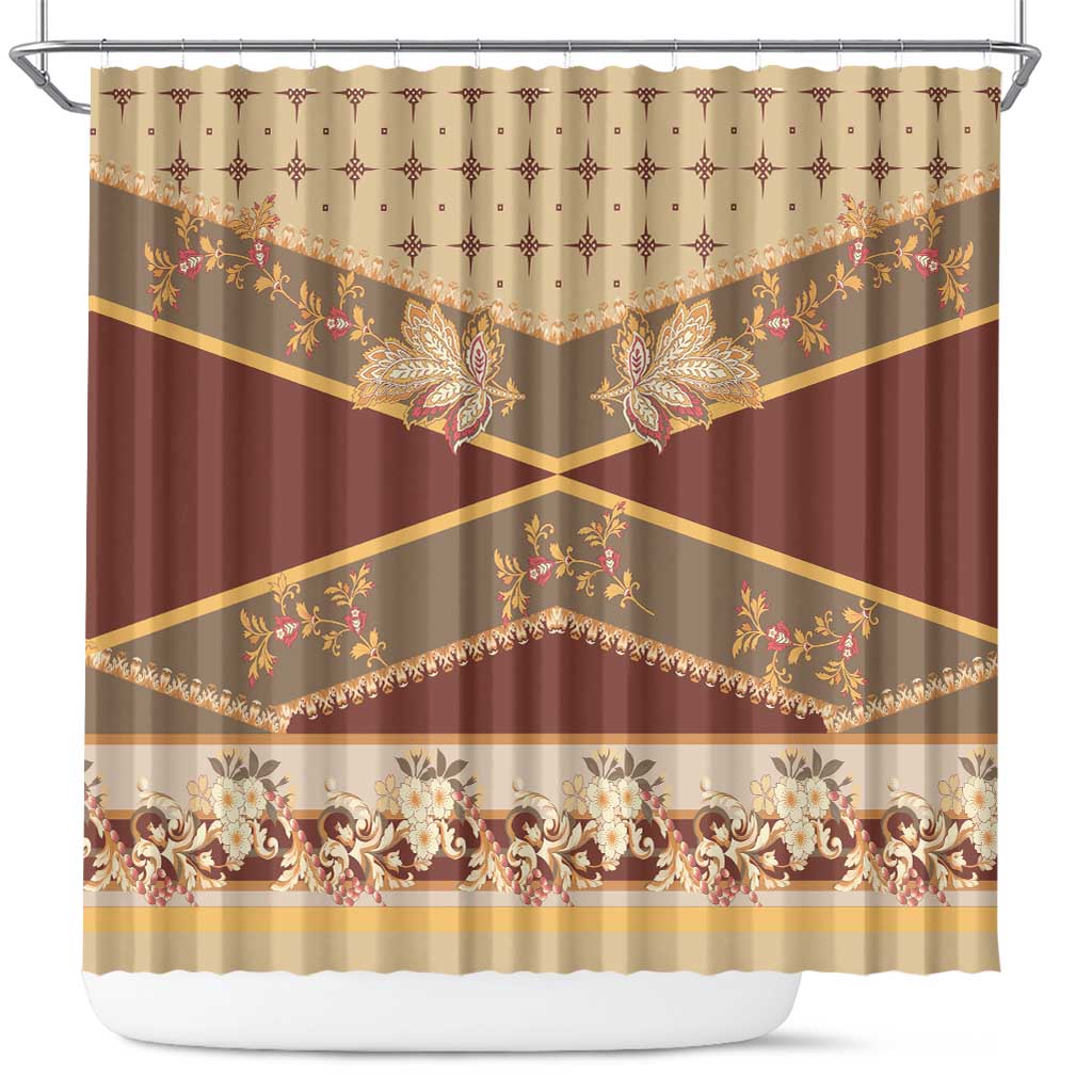 Mughal Empire Motif Unique Shower Curtain